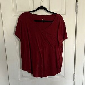 Style & Co red tshirt size 1x